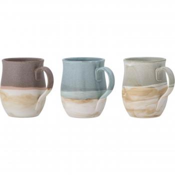 Bloomingville ASH Mug Collection, Set of 3