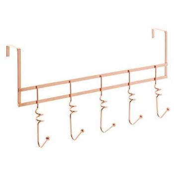 Elegant 5‑Hook Over‑Door Swing Hanger