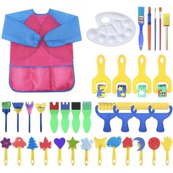 ArtSpray EVA Paint Brushes – Kids DIY Set (36)
