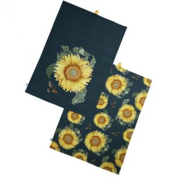 RHS Sunflower Cotton Tea Towels