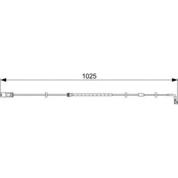 BOSCH Usure Des Plaquettes De Frein 1 987 473 026 Témoin d'Usure Plaquettes De Frein,Contacteur De Tém