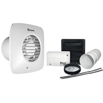 Xpelair XPL93032AW 93032AW LV100TS Extractor Fan Kit Run-On Timer 100mm, White