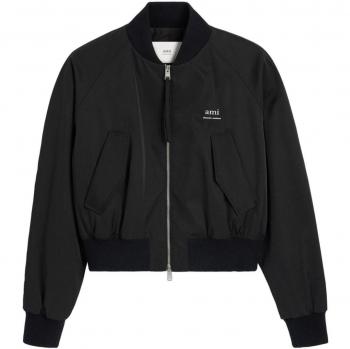 Ami Paris Mid-Weight Bomber – Black, Medium