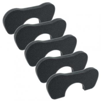 VHbw 5x Foam Cleaner Filters for Bosch Vacuum (BGN21700-04, 21702-02/03/04) – Black