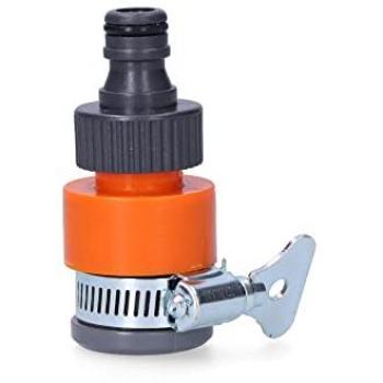 Enchufe macho 18mm para grifo sin rosca con abrazadera (blister) EDM