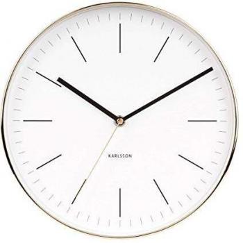 Karlsson Metal White Wall Clock