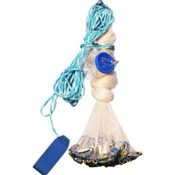 Premium Japanese Hand‑Cast Fishing Net, Nylon Mesh