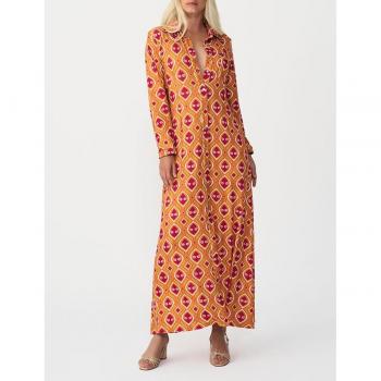 Vestido Cuplé 600800 Estampado Geométrico