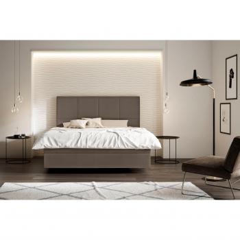 Boxspringbett Saga in Kunstleder LEATHERLOOK