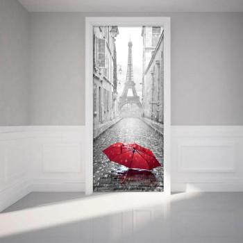 Autocollant mural Tour Eiffel ... avec parapluie 204 x 83 cm