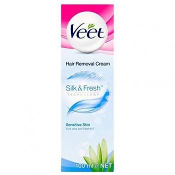 Veet Silk & Fresh Hair Removal Cream for Sensitive Skin
