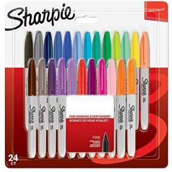 Sharpie Permanentmarker | Feine Spitze | 24 Farben