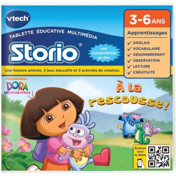 Jeu VTECH STORIO 2: DORA A LA RESCOUSSE