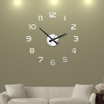Self-Adhesive Large Number Wall Clock