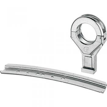 TRIAX MFU-1 Set slim Alu-Schiene 17 cm für 2 LNBs, mit 1 Alu Feedhalter slim 40 (350070)