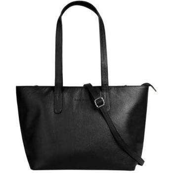 Bruno Banani Shopper in schwarz, echtes Leder