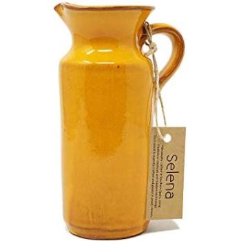 Selena Hand‑Dipped Orange Ceramic Bottle, 0.5L (18 cm) – Verano Spanish Ceramics