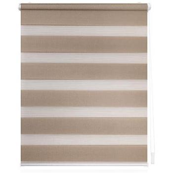 Doppelrollo ohne Bohren, taupe, 90x150 cm