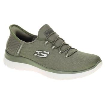 Olive Diamond Dream Summit Slip‑in, Size 9 – Textile/Synthetic Vegan