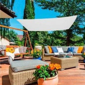Aktive Toldo Sombreo Rectangular 300x400 Cm Protección UV50