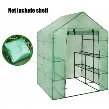 Étagère verte en tissu pour jardinières