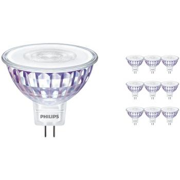 Paquete 10x Philips MR16 LEDspot 7.5W 630lm 60D – Regulable, 930 Luces en Calidez
