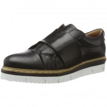 Bianco Cleated Heavy Loafer, Mocasines para Mujer, Talla 37 EU, Negro