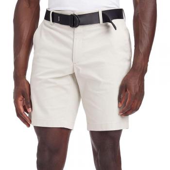 Calvin Klein Pantaloni Chino Corti Slim Fit Twill Beige Stony 36