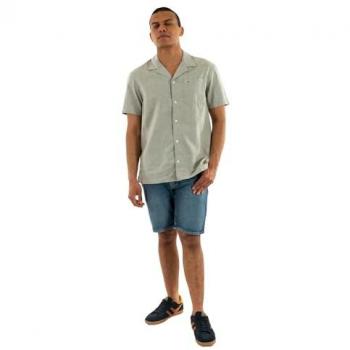XL Olive Regular Fit Hemd – Tommy Jeans Baumwolle/Lein