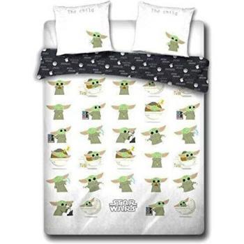 Parure de lit Star Wars Mandalorian en coton