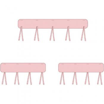3/4Pcs Teething Baby Crib Rail Cover Set