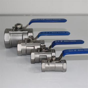1Pc Stainless Steel 304 Sanitary Ball Valve BSP Female Thread 1