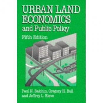 Urban Land Economics and Public Policy (Building and Surveying Series)