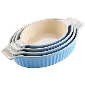 MALACASA Bake.Bake Porzellan-Back-Set – Brot-, Kuchen