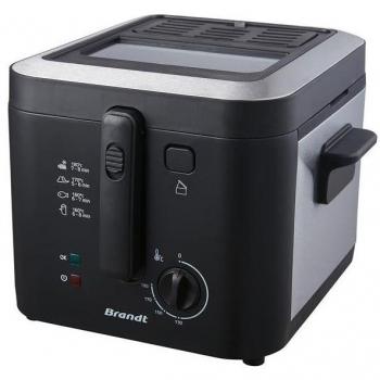 Friteuse Brandt FRI25X2 1600W 2,5L Capacité de 1,3 Kg avec hublot et couvercle démontable