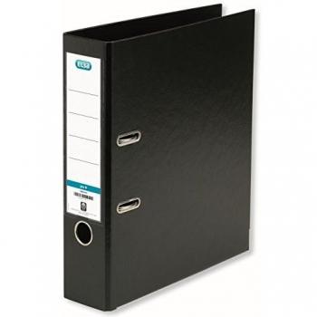 Elba 70mm Lever Arch File Plastic Black A4 100102169 BX145010
