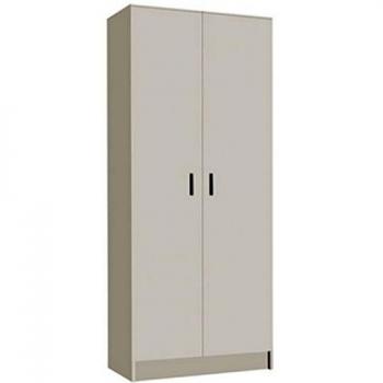 Armoire de nettoyage en mélamine blanche