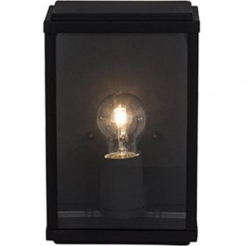 Brilliant GAIA – Applique Murale Externe Noir, 1×60 W, E27, 25 cm de hauteur