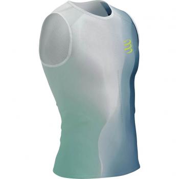 Regata Compressport Performance Masculino Azul