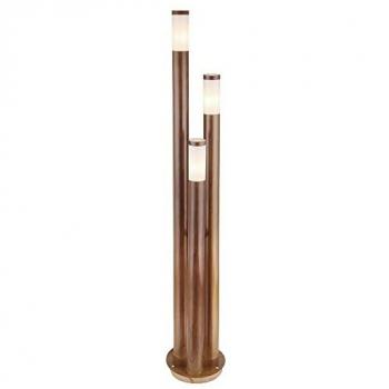 Lampe de Jardin Acier Inoxydable 170 cm 3x E27