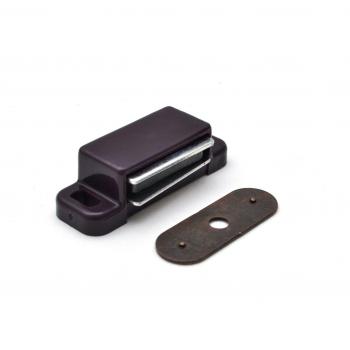 Magnetic Cabinet Catch 3-4kg Pull Brown Pack of 2