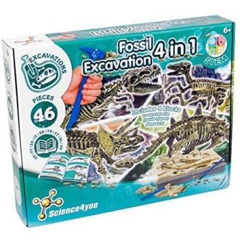 Dino Explorer Kit – Fouilles d’Archéologie pour Enfants 5 à 10 ans