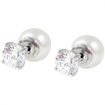 Pendientes Swarovski Attract, Baño de Rodio