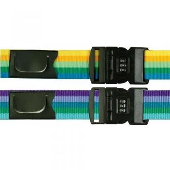 Travel Blue Reise-Sicherheitsriemen – 5 Stück – 200 cm – Multicolor