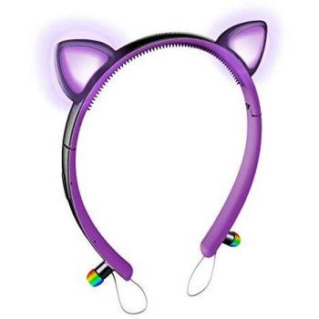 EKids HY‑SLC‑EU‑PRP Bluetooth‑Kopfband Violett – „Prinzessin“