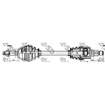 Heavy Duty Drive Shaft 218042