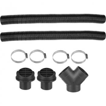 Tuyau Y 75mm pour chauffage de voiture, Webasto Eberspacher, avec ensemble de clips