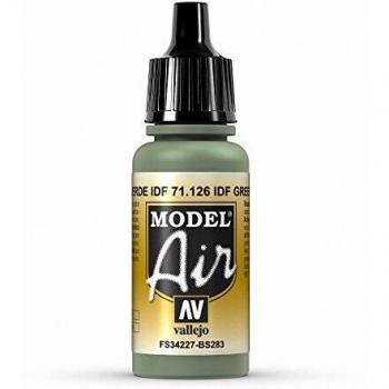 Vallejo Model Air IDF Green 17ml Acrylic Paint