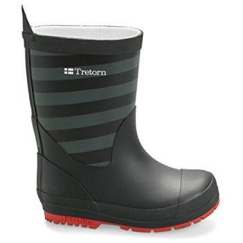 Tretorn Granna Kids Gummistiefel Schwarz/Grün 35