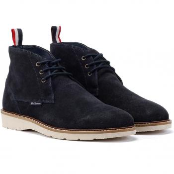 Stivaletti Camoscio Blu Ben Sherman Hampton Uomo